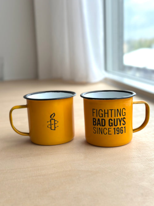 Amnesty retro emaljekrus